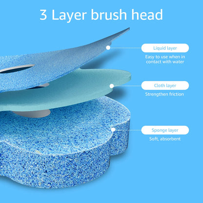 Hygienisk Toalettborste med Engångshuvuden – Touch-Free System