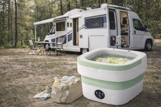 Mini-tvättmaskin 12L – Hopfällbar för små plagg & resa